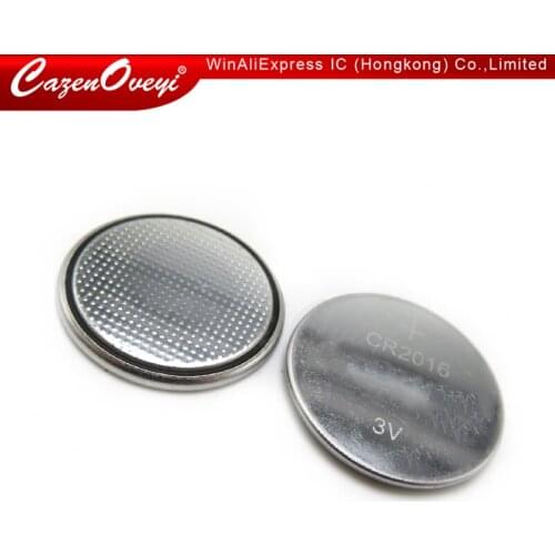 2pcs/lot CR2016 3V button battery alarm car remote control key battery electronic dictionary In Stock