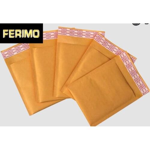 50pcs/lot,23 sizes Wholesales Yellow Kraft Bubble Mailers Bags,small kraft bubble padded envelope,large kraft bubble mailing bag