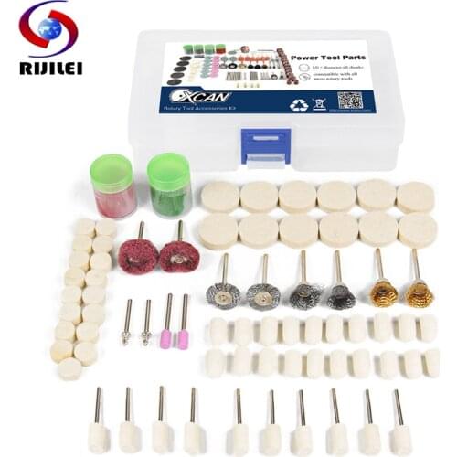 RIJILEI Brand 73PCS BIT SET SUIT MINI DRILL ROTARY TOOL & FIT DREMEL Grinding, Carving, Polishing tool sets, Grinder head