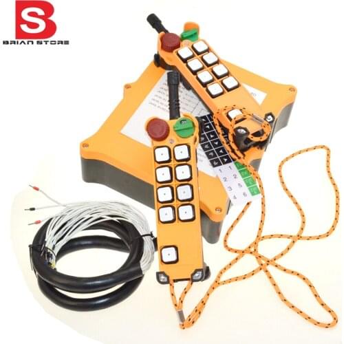 8 Channel 2 Speed 2 Transmitters Hoist Crane Truck Radio Remote Control System Controller