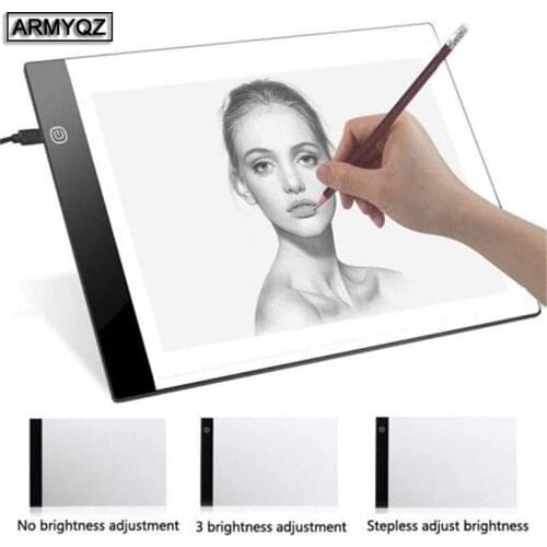 Diamond Painting A3 A4 LED Light Tablet Pad Accessories Three Level Dimmable Ultrathin for LED Light Pad for Diamond Painting