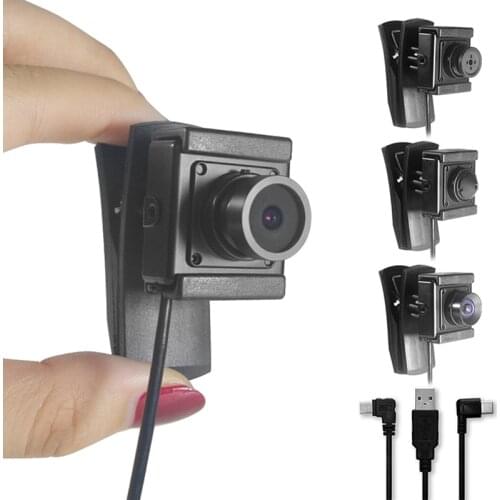 Android Mobile Extended OTG UVC Camera With Body Clip & Mini Shell & No Distrotion Lens Video Surveillance Miniature USB Camera