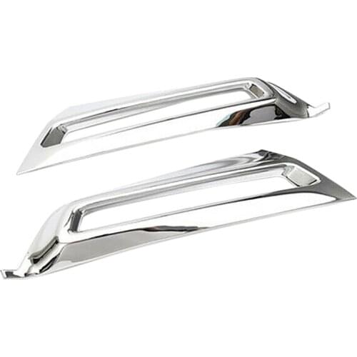 Car ABS Chrome Front Fog Light Lamp Cover Trim Fit for HONDA CR-V CRV 2017-2020