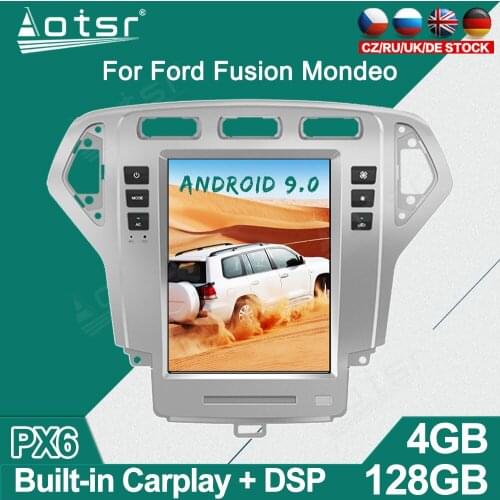 10.4" For Ford Fusion Mondeo MK4 Android Car Radio Player GPS Navigation Auto Stereo Multimedia Video Headunit carplay 4G SIM