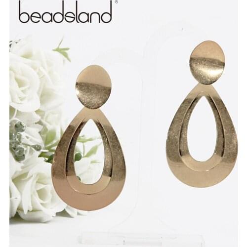 Beadsland Drop Earrings Metal Water Drop Deign Fashion Water Drop Women Girls Dancing Party Christmas Gift 39866