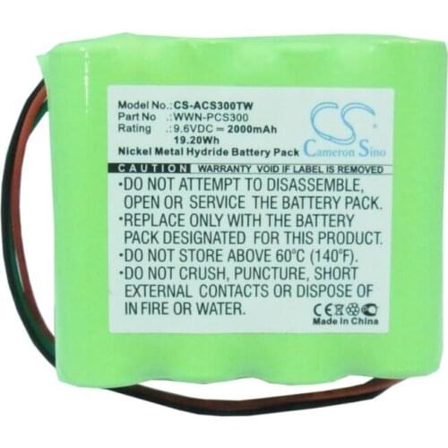 Cameron Sino 2000mAh battery for AZDEN MT-1000 PCS300 Regency HX-1200 TRP100 TRP200 WWN-PCS300 Two-Way Radio Battery