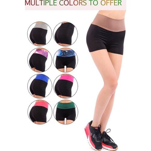 High Waisted Yoga Shorts with Buttery-Soft Feeling Tummy Control Workout Yoga Shorts for Women Athletic Running Dancing Fitness