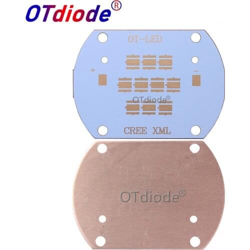 CREE XML XML2 XHP50 5050 Series Copper PCB Board Led Heatsink Thermal Separation UV Lamp Base use for 50W-100W