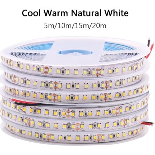 DC24V 2835 LED Strip Light 5M 10M 15M Flexible Led Tape Light Cool Warm Natural White 120LEDs/m Ribbon Diode fita led 20M