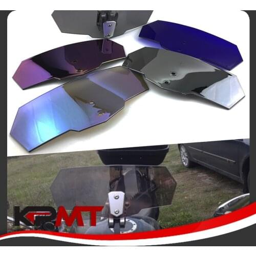 For KTM For Yamaha FZ1S FZ6N FZ16 R1 R6 R3 MT07 MT 09 Motorcycle Adjustable Extended Windshield Heightened Windshield Decoration