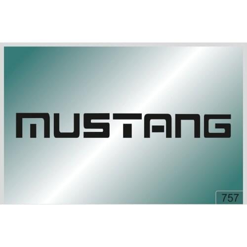 For MUSTANG 5 -2 pcs. stickers HIGH QUALITY DECALS different colors 757