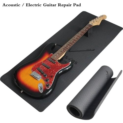 Acoustic / Electric Guitar Repair Pad EVA Mat with Neck Support Musical InstrumentS Repair Maintenance Tool