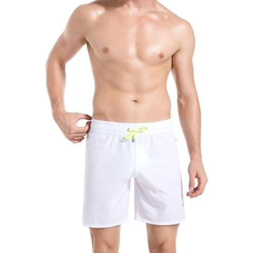 Mens Quick-drying Quartered Beach Pants 2021 Mens Swimming Surfing Beach Shorts Summer Mens Casual Sports Long Shorts