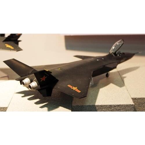 1/72 China J-20 F-20 Veyron Stealth Fighter Fighter Aircraft Construction Kit Aircraft Model Assembly Kit Collection DIY 01663