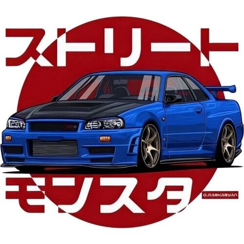 Japanese AE86 JDM Vinyl Sticker Funny Car Window Bumper Decal Waterproof Accessories Decorative