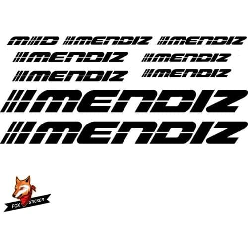 Bicycle frame stickers road bike mountain bike MTB Track bike TT bike cycle decal reflective stickers for MENDIZ stickers