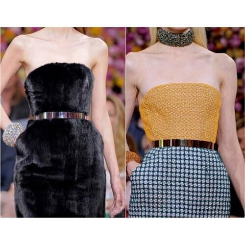 Womens Full Metal Waist Mirror Slim Plate Waistband Belt Dress Accessories