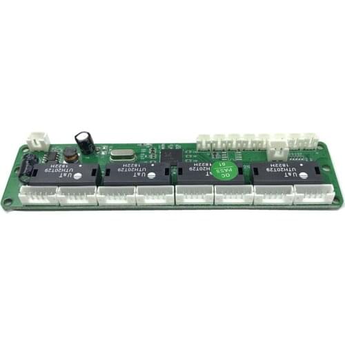 Industrial grade 10/100Mbps wide temperature low power 8 port wiring splitter mini pin typeFor camera access control and bus use