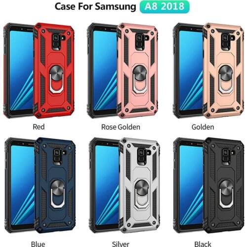 Sunjolly Case for Samsung Galaxy A530F A8 2018 Wallet Stand Flip PU Leather Phone Case Cover coque capa Case Cover
