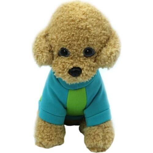 Pet Warm Thickening Outfits Small Dogs Teddy Cartoon Cute Long Sleeve Sweatshirt 2-Legged Shirt Pet Winter Fashion Accessories