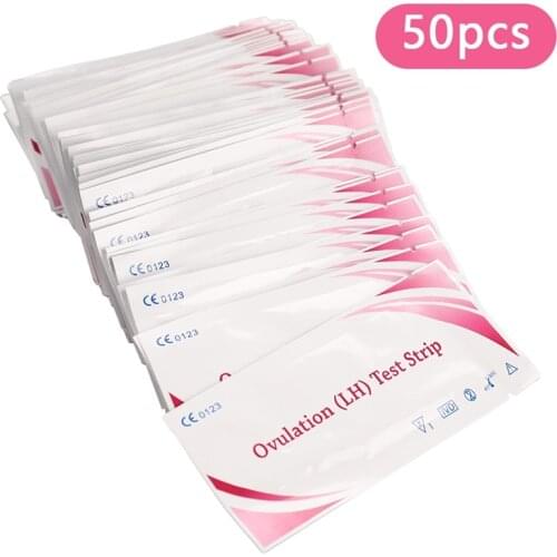 50Pcs LH Tests LH Ovulation Test Strips First Response Ovulation Urine Test Strips Over 99% Accuracy Test