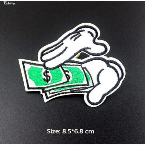 Cloth Decoration Patches iron on for Clothing Creative Badges Embroidered Garment Applique Stickers Sewing Supplies