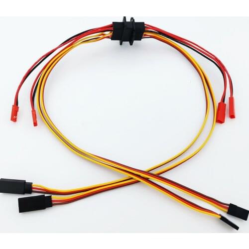 MPX8 Pin Multi Servo wire Extension connector aileron flap gear brake quick assembly For turbine jet rc airplane