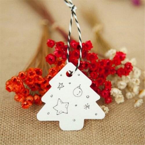 Christmas Tree Message Card Party Props Christmas Baking Tag Gift Decoration Elevator DIY Accessories 2019 New