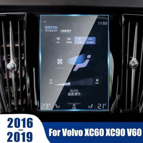 Car Screen Protective Film For Volvo XC60 XC90 XC40 S90 V90 V60 2015-2019 Car Navigation Screen Tempered Glass Protector Cover