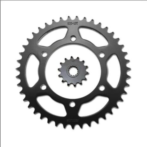 For Kawasaki Z250 SL 15-16 Z300 15-17 NINJA EX250R 08-12 EX300 13-17 sprockets Motorcycle 520 chain 14T/43T front Rear sprocket