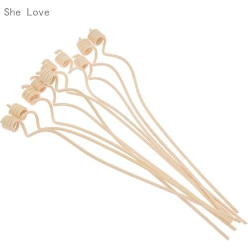 Chzimade 10Pcs Rattan Reed Diffuser Replacement Stick Replacement Refill Sticks Reeds Home Bedroom Decor