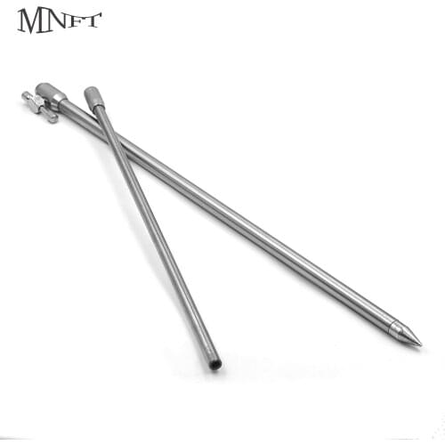 MNFT 2Pcs 42~68cm Fishing Pod Rod Adjustable Carp Fishing Bank Stick Stainless Steel Carp Fishing Bite Support Hold