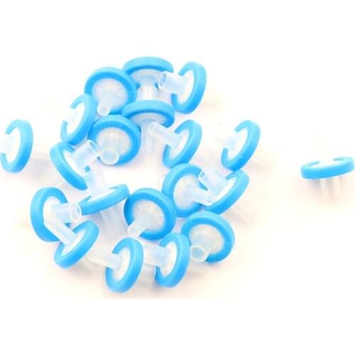 20pcs/lot PTFE Syringe Filters 13mm 0.22Micron (um) Deschem Chemistry Labware Syringe Filter Lab Supplies