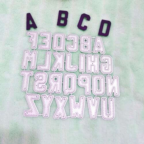 26 capital letters, words Metal Cutting Dies for DIY Scrapbooking Album Paper Cards Decorative Crafts Embossing Die Cuts
