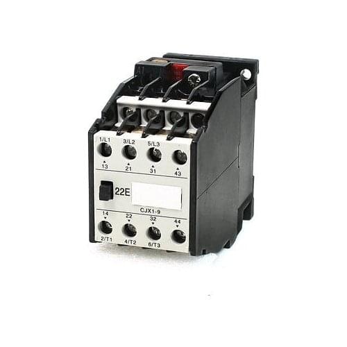 380V/440V Rated Coil Voltage 3 Phase 2NO+2NC CJX1-9/22 Model AC Contactor