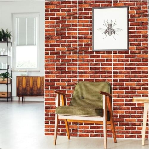 3D Stereo Brick Wall Stickers Home Decor Self-adhesive Waterproof Wallpapers Tile Sticker Living Room Bedroom Decoration 30*30cm