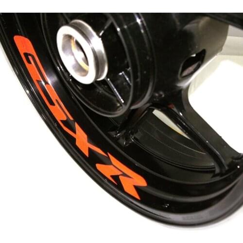Seven colors GSXR 8X CUSTOM INNER RIM DECALS WHEEL Reflective STICKERS STRIPES FIT SUZUKI GSX R