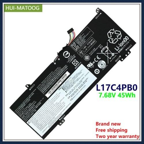 Laptop Battery L17C4PB0 for Lenovo L17M4PB0 L17M4PB2 L17C4PB2 Air 14 15 ideapad 530S-14IKB 530S-15IKB D330 7.68V 5920mAh
