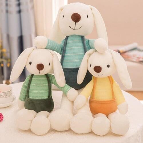 Color candy rabbit long rabbit doll birthday gift for children
