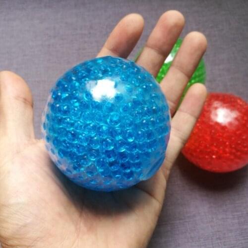 Kids Sensory Ball Water Beads Stress Relief Squishy Toy Eye-Catching Party Supplies Vent Decompression Squeeze Balls