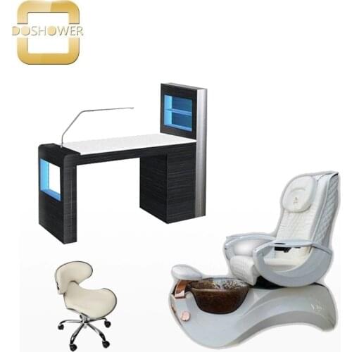 Doshower used pedicure chair with table de massage of portable massage table