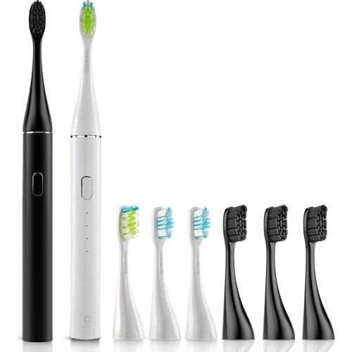 Oday Sonic Electric Toothbrush with 8 Brush Heads, Whitening, Diamond Bristles, Built-in Timer, Rechargeable and Waterproof IPX7