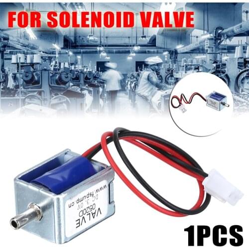 DC 3V Micro Electric Solenoid Valve N/C Normally Closed Mini Gas Air Valve For Water Dispenser/Fish Tank Pneumatic Parts