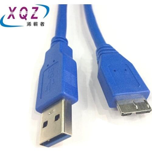 USB3.0 harddisk cable HDD cable AM/ microUSB USB3.0 AM/mic 1.5M 0.5M pure copper blue
