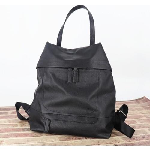 Multifunction Backpack Women Bag Genuine Leather Shoulder Bags Female Travel knapsack Casual Designer Daily Student School Bags