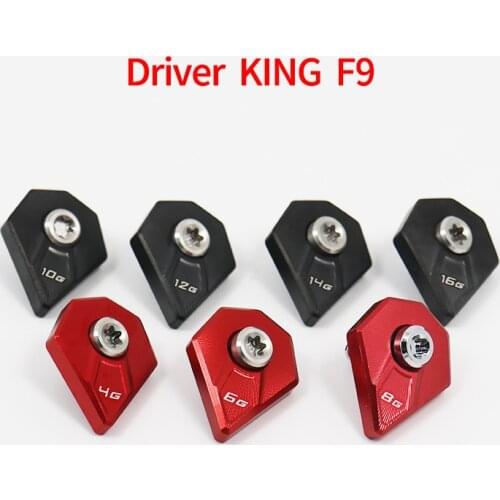 Golf weight set practice screw kit for Cobra F9 Driver counter weights 4g 6g 8g 10g 12g 14g 16g Club Head Accessories