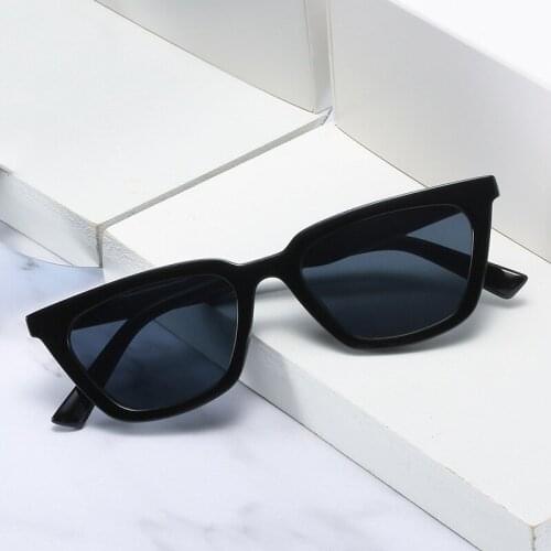 2021 new sunglasses fashion wild cat eye sunglasses personality retro small frame outdoor shade sunglasses women casual glasses