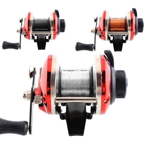 New Arrival Fishing Accessories Saltwater Ice Fishing Reel Metal Trolling Reels With Line Fishing Tools