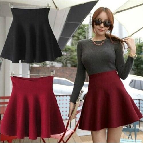 OHCLOTHING Bubble beauty 2016 Hitz knitted skirt A A-line skirt Tutu Skirt pleated skirt