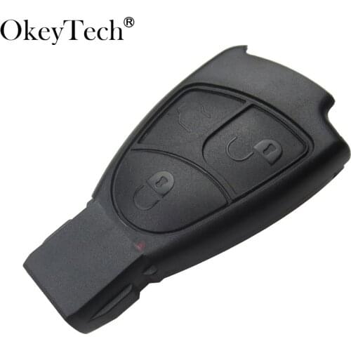 Okeyetch 10Pcs/lot 3 Buttons Remote Key Fob Case Cover Smart key For MB Mercedes Benz C E ML S SL SLK CLK AMG Free Shipping